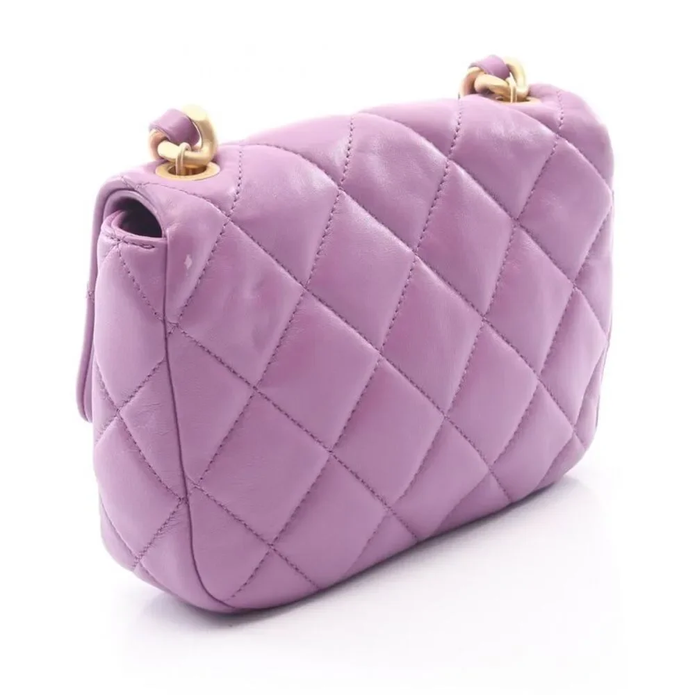 CHANEL Mini Matelasse Lambskin Shoulder Bag